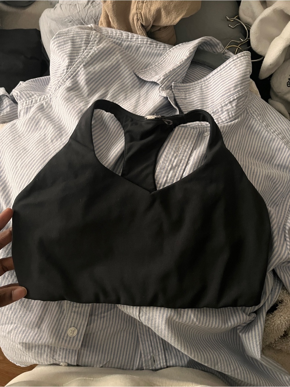 Ones Active - Black Racerback Sports Bra (xs?)